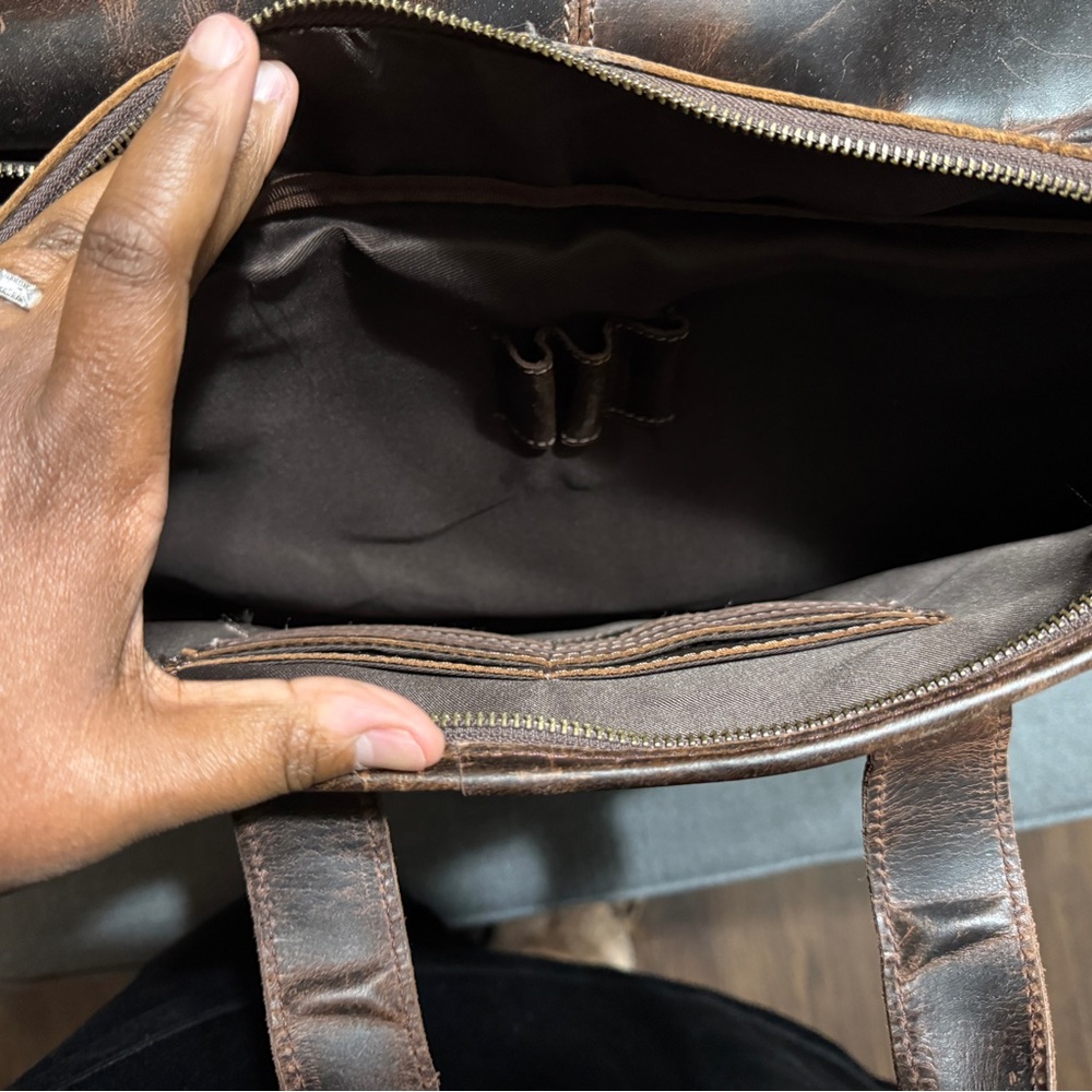 Leather Briefcase - Picture 4 of 12